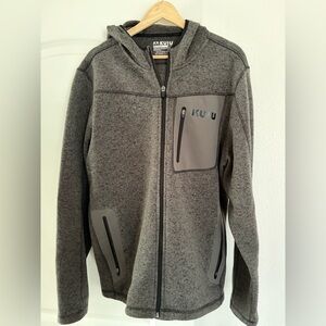 KUIU Men's Gray Hooded Lightweight Jacket